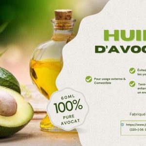 Huile d'Avocat 100% Pure